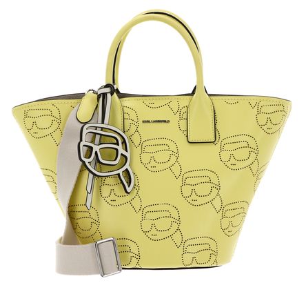 KARL LAGERFELD K / Ikonik 2.0 Perforated Tote Bag Mimosa