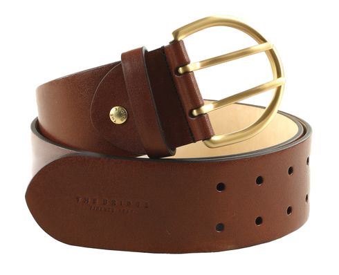 THE BRIDGE Berenice Belt 5,0 W100 Marrone 14 / Oro - shortenable