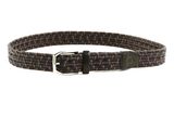 THE BRIDGE Brunelleschi Braided Man Belt W100 Cognac / Blu / Marrone Rutenio White THE BRIDGE Brunelleschi Braided Man Belt W100 Cognac / Blu / Marrone Rutenio White