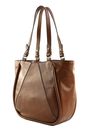 THE BRIDGE Brigida Shopping Bag Marrone 14 / Oro THE BRIDGE Brigida Shopping Bag Marrone 14 / Oro