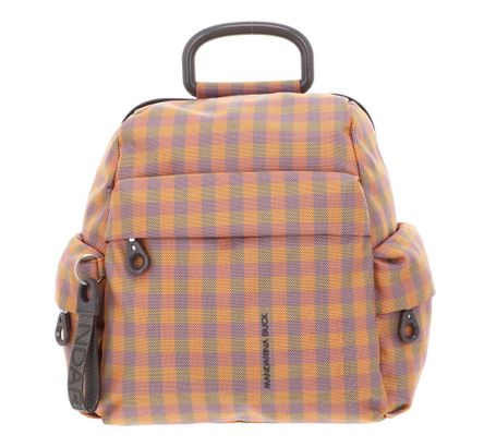 MANDARINA DUCK MD20 Vichy Backpack Vichy Orange