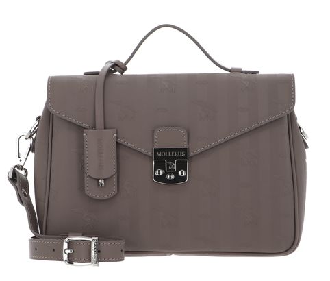 MAISON MOLLERUS Marly Crossover Bag Taupe / Silver