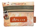 Anekke Peace & Love Flap Coin Purse Camel Anekke Peace & Love Flap Coin Purse Camel