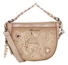 Anekke Hollywood Studio Oval Crossbody Bag Nude