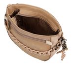 Anekke Hollywood Studio Oval Crossbody Bag Nude