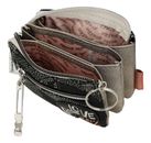 Anekke Peace & Love Nature Sixties Three Compartment Purse S Black & White Anekke Peace & Love Nature Sixties Three Compartment Purse S Black & White