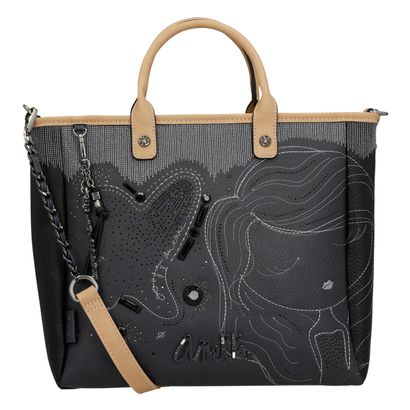 Anekke Hollywood Studio Tote L Navy Blue