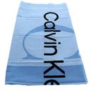 Calvin Klein Cut Out Monologo Shawl Dusk Blue Calvin Klein Cut Out Monologo Shawl Dusk Blue