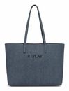 REPLAY Shopper Blue Denim + Black Denim REPLAY Shopper Blue Denim + Black Denim