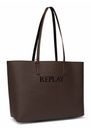 REPLAY Shopper Brown Cocoa + Black