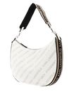 KARL LAGERFELD K / Moon Shoulder Bag M Creme White