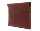 BUCKLE & SEAM Terra Leather Laptop Sleeve Crazy Horse M Cognac