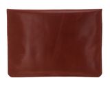 BUCKLE & SEAM Terra Leather Laptop Sleeve Crazy Horse M Cognac