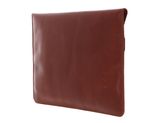 BUCKLE & SEAM Terra Leather Laptop Sleeve Crazy Horse M Cognac