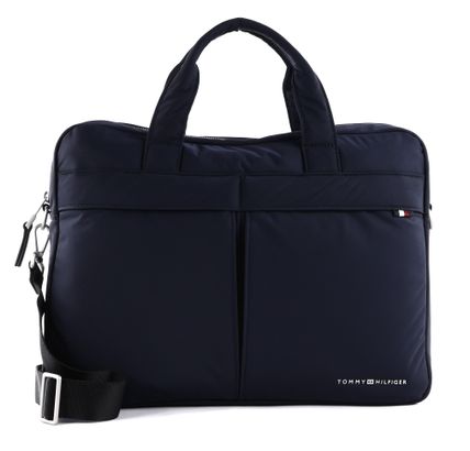 TOMMY HILFIGER TH Signature Computer Bag Space Blue