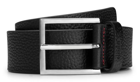 HUGO Giaspo-Gr Sz40 Leather Belt W120 Black