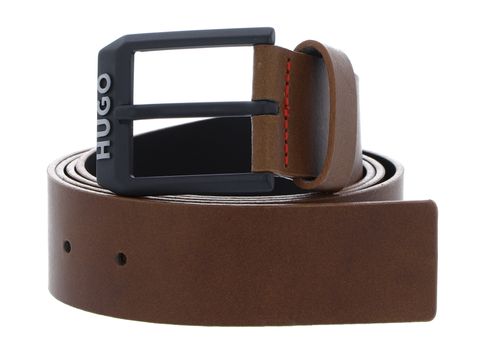 HUGO Gelio-B Sz40 Leather Belt W105 Medium Brown