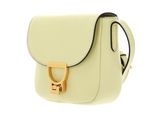 COCCINELLE Arlettis Crossbody Grained Leather Lime Wash COCCINELLE Arlettis Crossbody Grained Leather Lime Wash