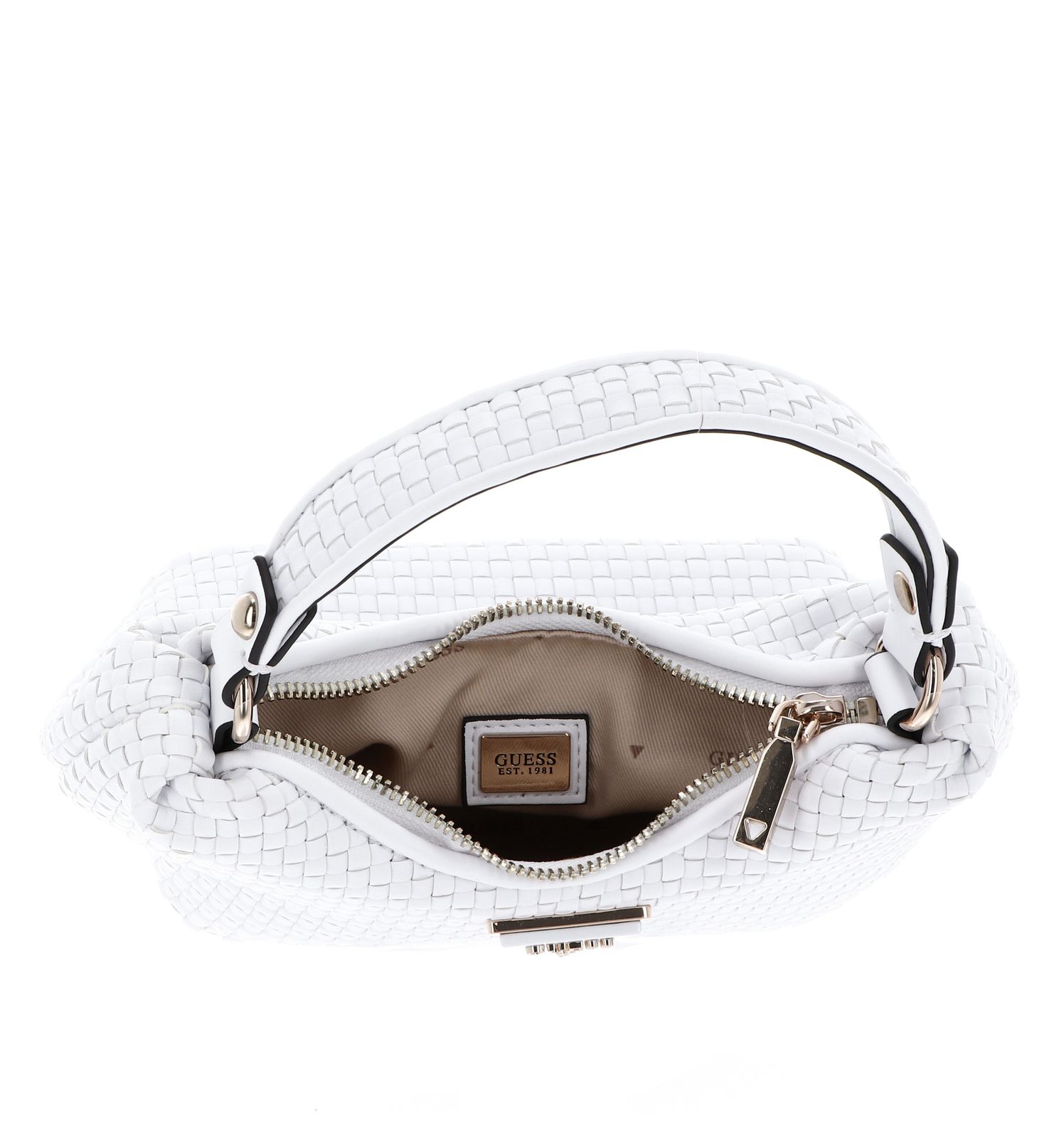 White Guess Brightside Hobo Bag GUESS Cross Body Bag Etel Mini