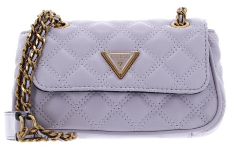 GUESS Giully Mini Convertible Crossbody Flap Lavender