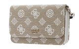 GUESS Loralee Xbody Flap Organizer White Logo