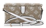 GUESS Loralee Xbody Flap Organizer White Logo