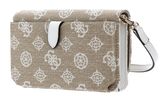 GUESS Loralee Xbody Flap Organizer White Logo