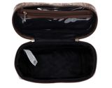 GUESS Toiletry Train Case Latte Logo / Brown