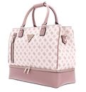 GUESS Wilder Zip Bottom Shopper Tote Bag Light Nude