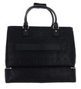 GUESS Wilder Zip Bottom Shopper Tote Bag Black GUESS Wilder Zip Bottom Shopper Tote Bag Black