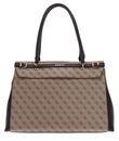 GUESS Sestri Travel Carryall Weekender L Latte Logo / Brown GUESS Sestri Travel Carryall Weekender L Latte Logo / Brown