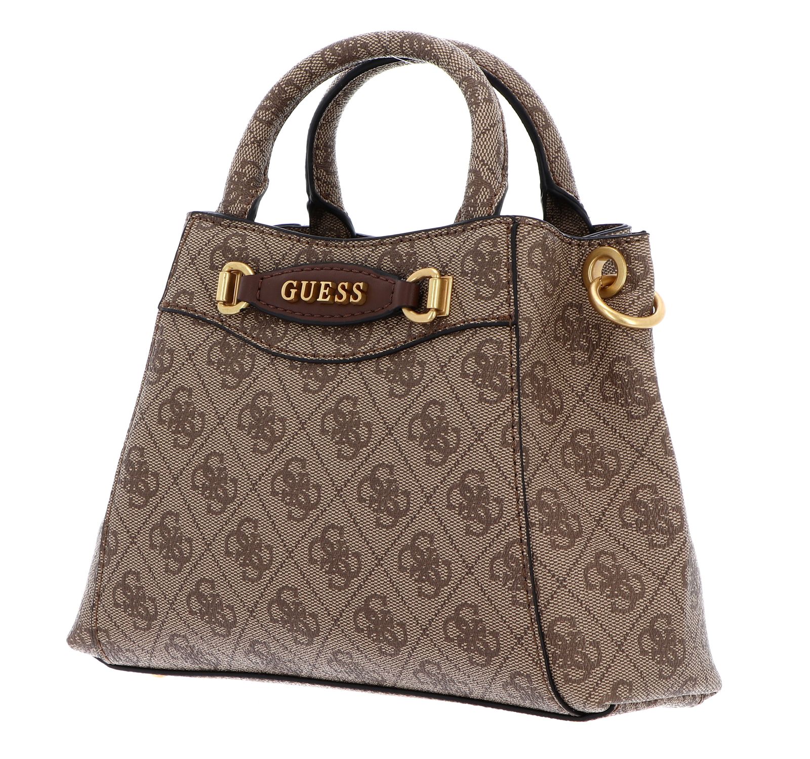 ★TOUT Y EST★ EMERA Lettering Logo Mini Satchel Bag HO1A3A2 GUESS shoulder bag Emera Logo Girlfriend Satchel Brown Logo