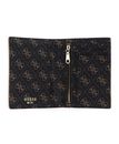 GUESS Passport Case Brown Logo GUESS Passport Case Brown Logo