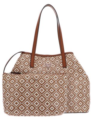 GUESS Vikky II Large Tote Cognac