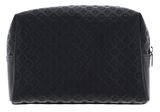 GUESS Large Top Zip Cosmetic Bag Black