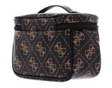 GUESS Toiletry Train Case Brown Logo