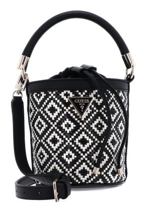 GUESS Rianee Drawstring Bucket Black