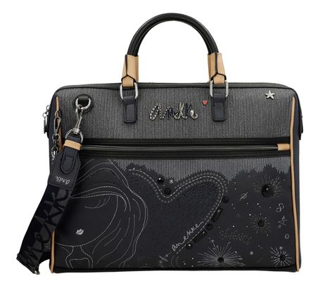 Anekke Hollywood Briefcase Navy Blue