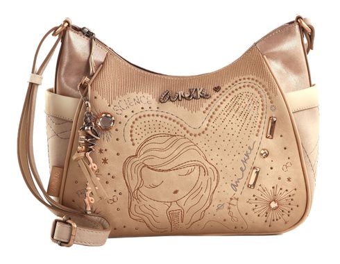 Anekke Hollywood Studio Crossbody Bag L Nude