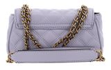 GUESS Giully Mini Convertible Crossbody Flap Lavender