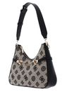 GUESS Loralee Hobo Bag Black Logo GUESS Loralee Hobo Bag Black Logo