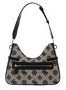 GUESS Loralee Hobo Bag Black Logo GUESS Loralee Hobo Bag Black Logo