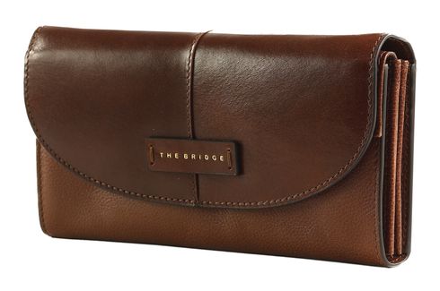 THE BRIDGE Elisabetta Ladie's Wallet Marrone 14 / Oro