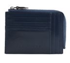 THE BRIDGE Damiano Credit Card Case Oltremare / Rutenio Scuro