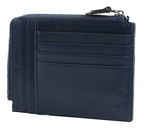THE BRIDGE Damiano Credit Card Case Oltremare / Rutenio Scuro