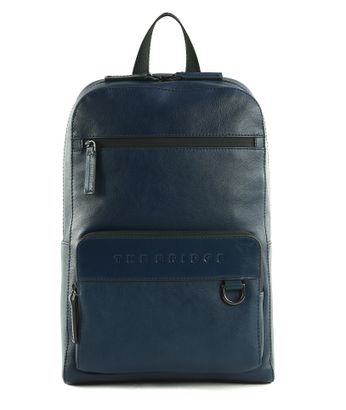 THE BRIDGE Damiano Backpack S Oltremare / Rutenio Scuro