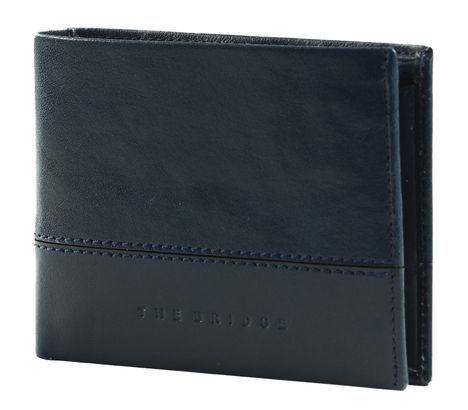 THE BRIDGE Damiano Man Wallet Oltremare / Rutenio Scuro