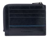 PIQUADRO Blue Square Revamp Credit Card Holder RFID Blue