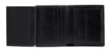 PIQUADRO Blue Square Revamp Vertical Men´s Wallet with Coin Pocket RFID Black PIQUADRO Blue Square Revamp Vertical Men´s Wallet with Coin Pocket RFID Black