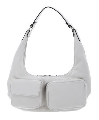 abro Leather Dalia Hobo Bag Ivory